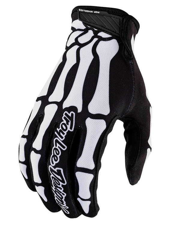 Guantes Skully Negro Blanco Troy Lee Designs - Rideshop