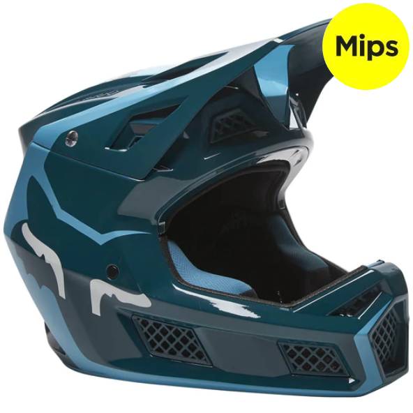 Casco Bicicleta Rampage Pro Carbon Mips Azul Fox Racing - Rideshop