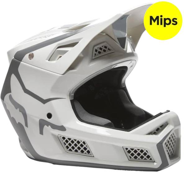 FOX Casco Bicicleta Rampage Pro Carbon Mips Blanco/Gris - Rideshop