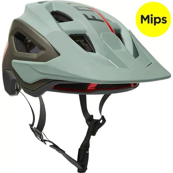 Casco Bicicleta Speedframe Pro Blocked Verde Fox Racing - Rideshop