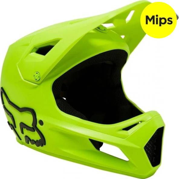 Casco Bicicleta Rampage Amarillo Fox Racing - Rideshop