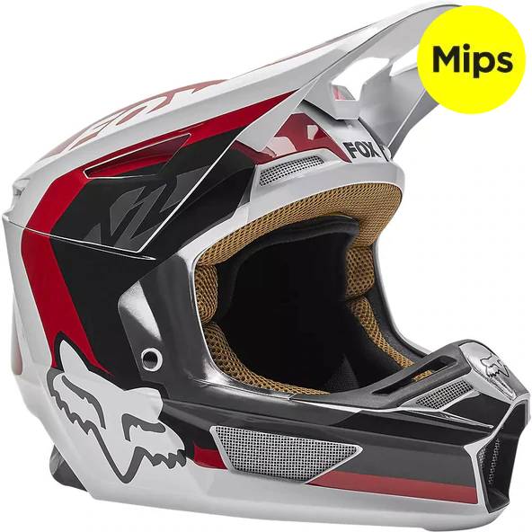 Casco Moto V2 Paddox Rojo Fox Racing - Rideshop