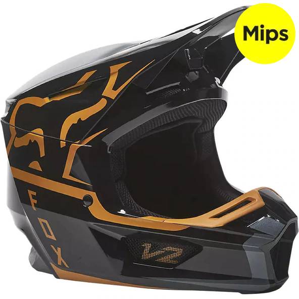 Casco Moto V2 Merz Negro Fox Racing - Rideshop