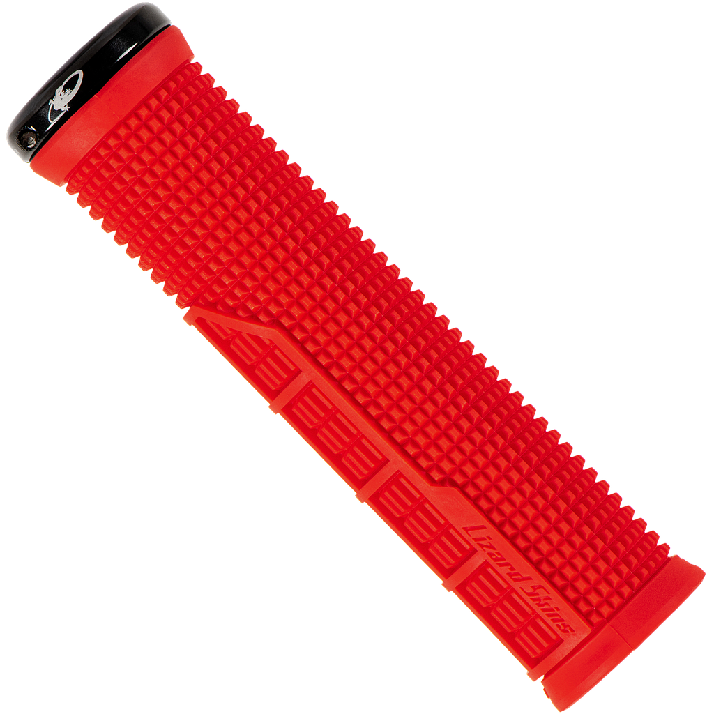 Lizard Skins puños Machine lock-on (Rojo) - Rideshop