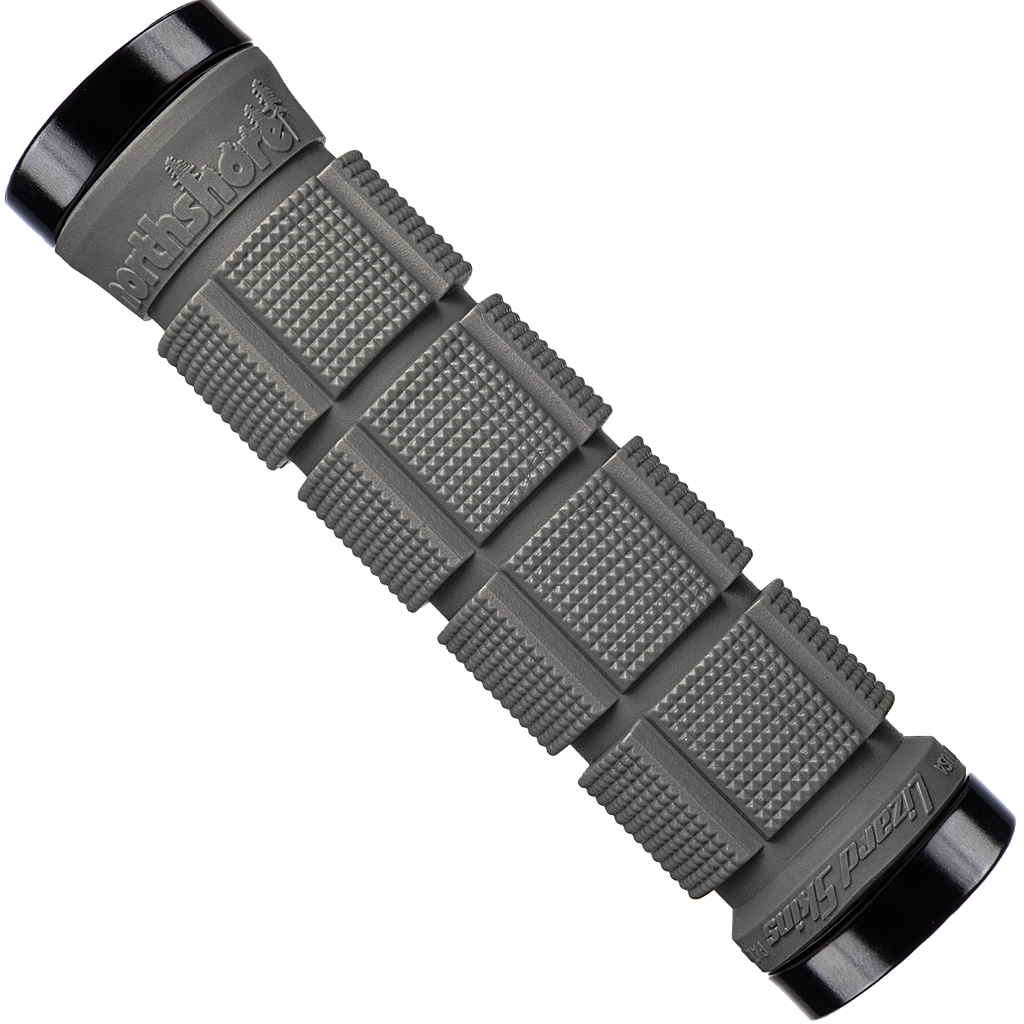 Lizard Skins puños Northshore lock-on (Gris) - Rideshop
