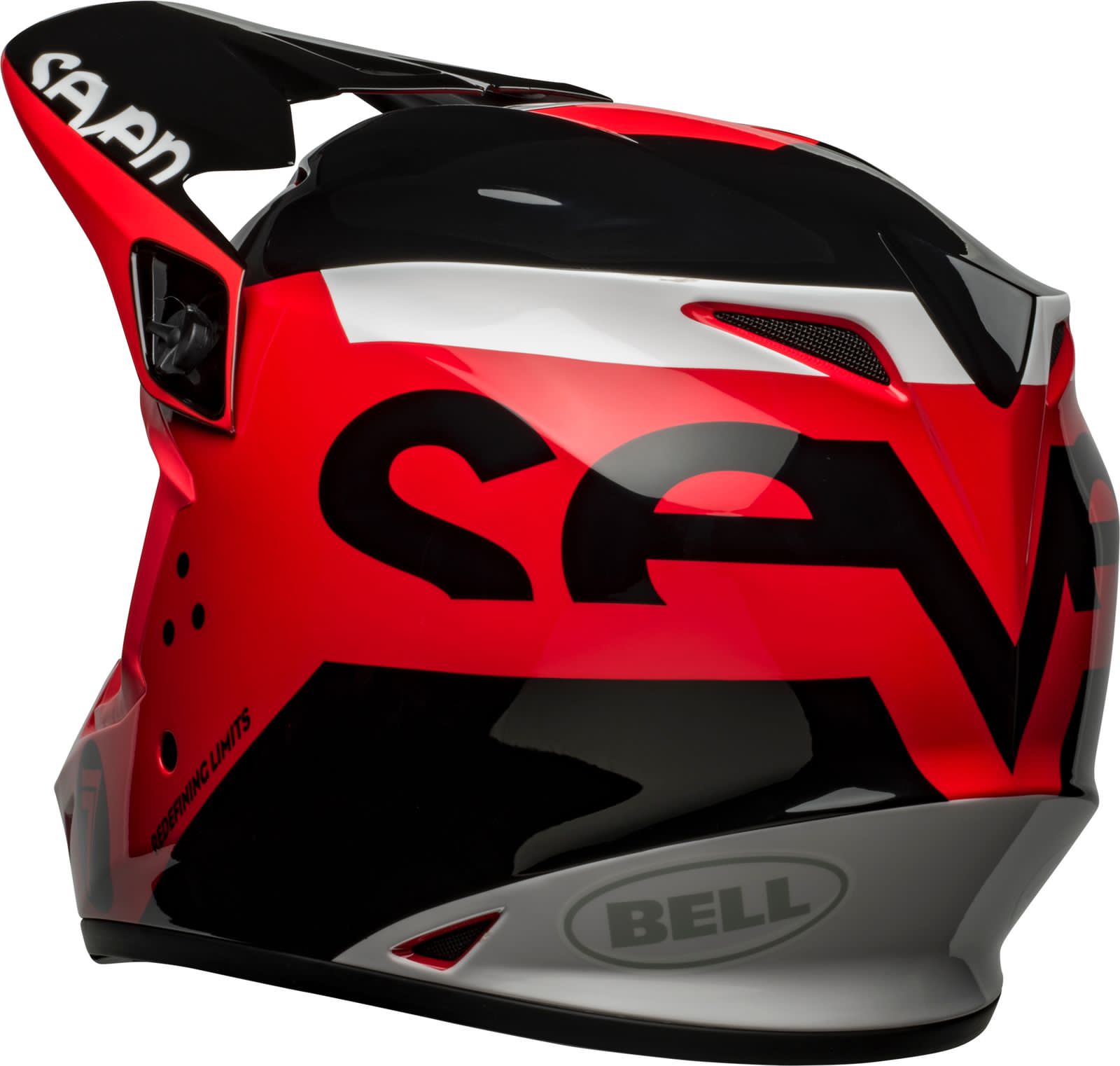 Seven Casco Seven Mx-9 Phaser Rd/Bk - Rideshop