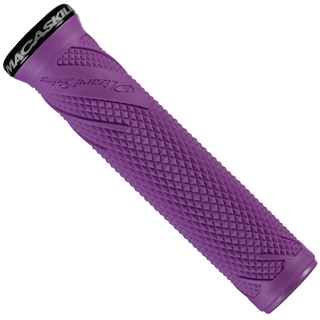 Lizard Skins puños Danny MacAskill lock-on (Morado) - Rideshop
