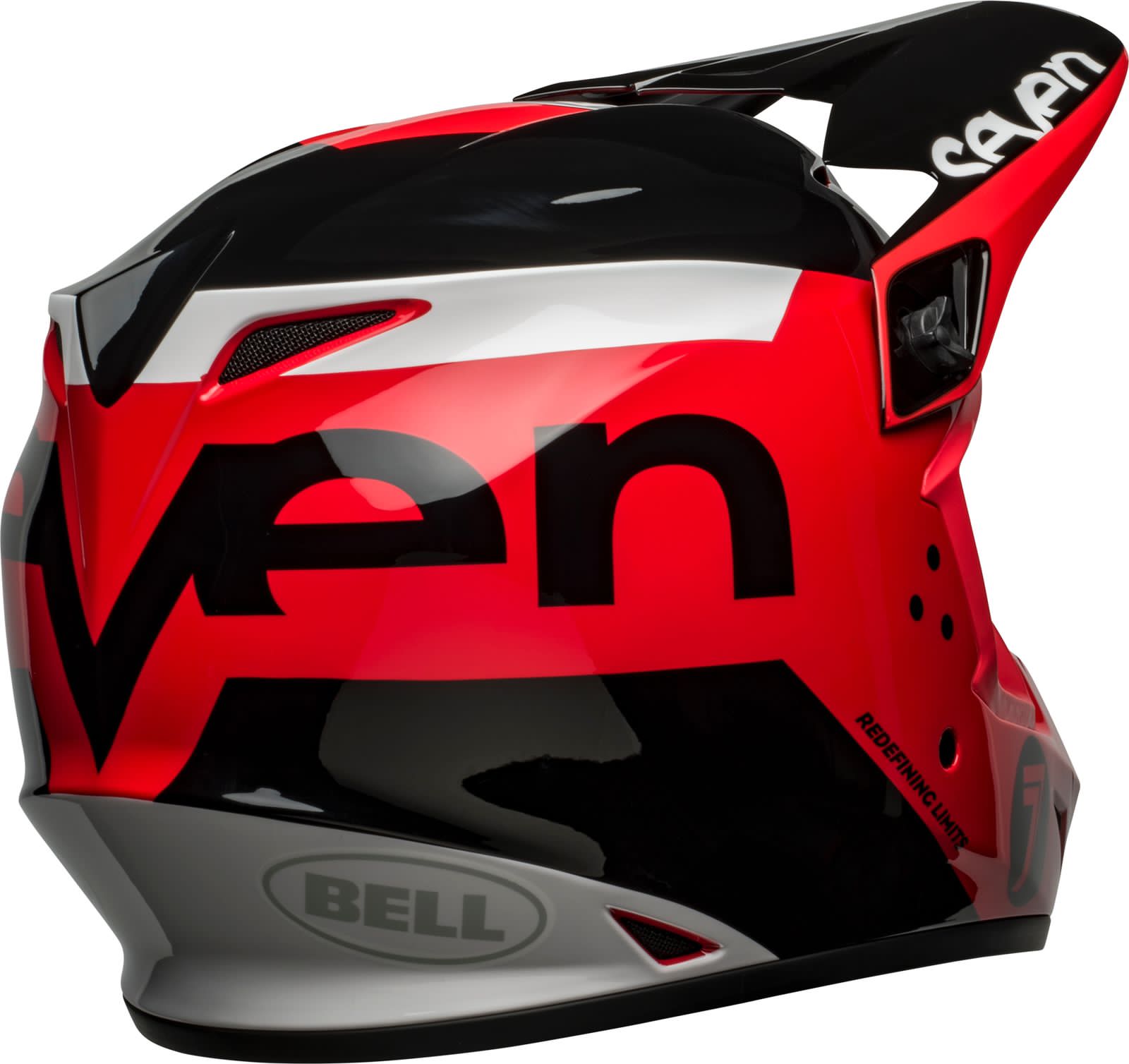 Seven Casco Seven Mx-9 Phaser Rd/Bk - Rideshop