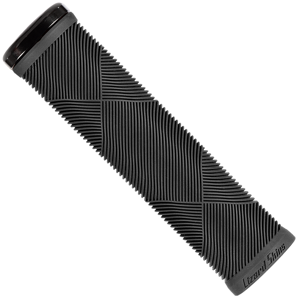 Lizard Skins puños Strata lock-on (Negro) - Rideshop