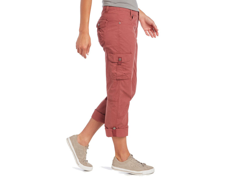 Pantalón Mujer Splash Roll-Up Antique Rose Kühl - Rideshop