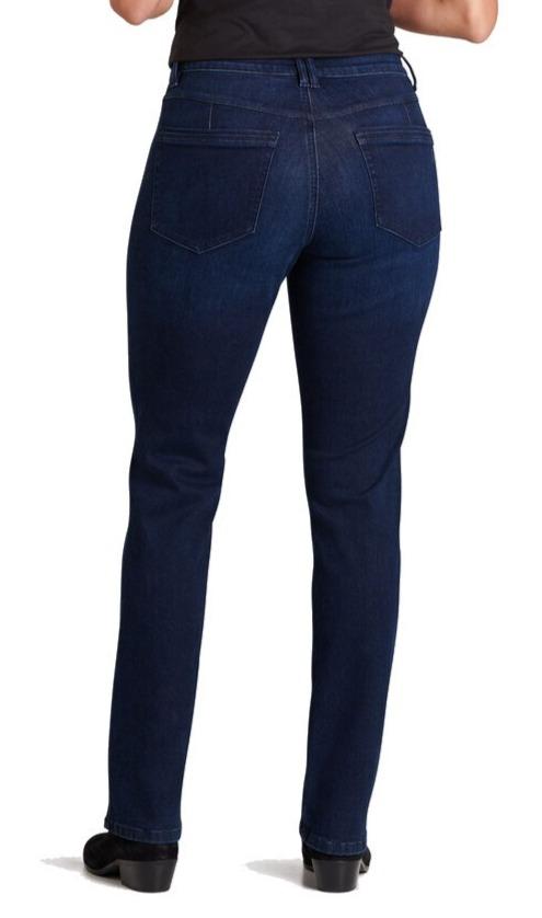 Pantalón Mujer 9" Kontour Flex Denim Straight Midnight Kühl-Rideshop