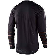 Polera GP Pinstripe Negro/Dorado Troy Lee Designs - Rideshop