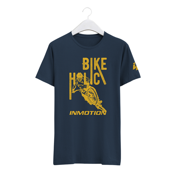 Polera Bikeholic Azul Inmotion - Rideshop