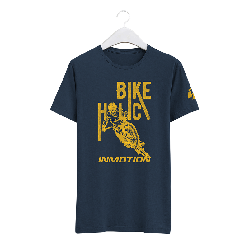 Polera Bikeholic Azul Inmotion - Rideshop