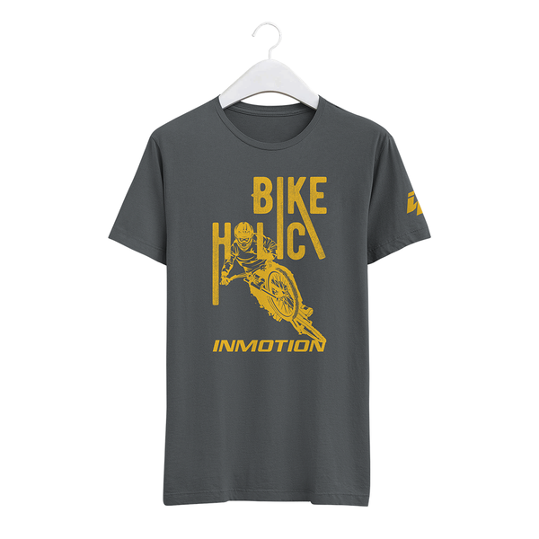 Polera Bikeholic Gris Acero Inmotion - Rideshop