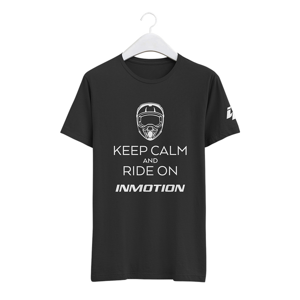 Polera Keep Calm And Ride On Negro Inmotion - Rideshop