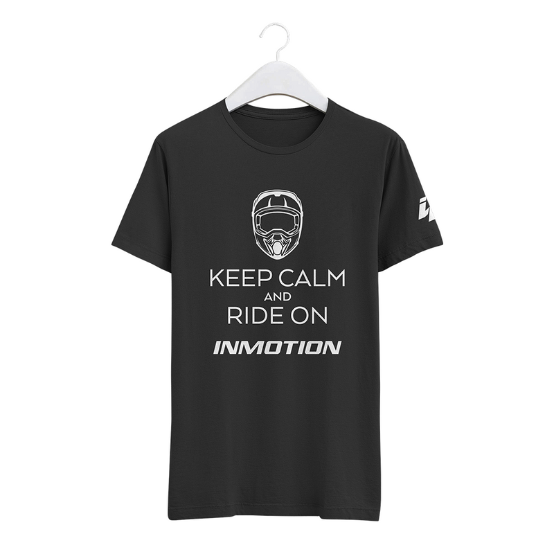 Polera Keep Calm And Ride On Negro Inmotion - Rideshop