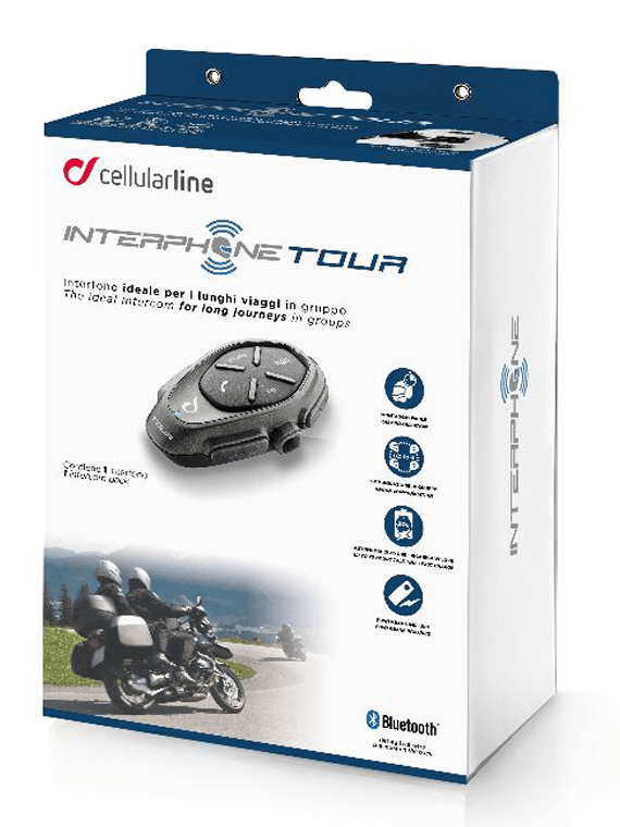 Intercomunicador Bluetooth Interphone Tour - Rideshop