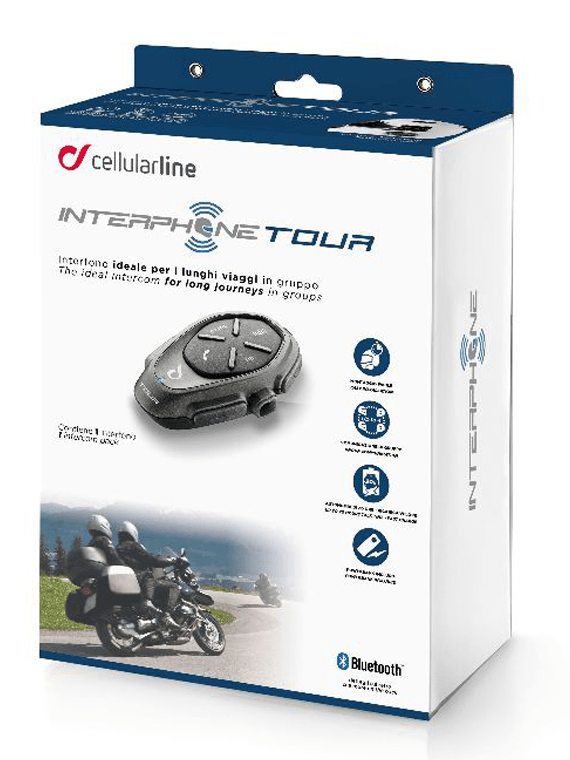 Intercomunicador Bluetooth Interphone Tour-Rideshop