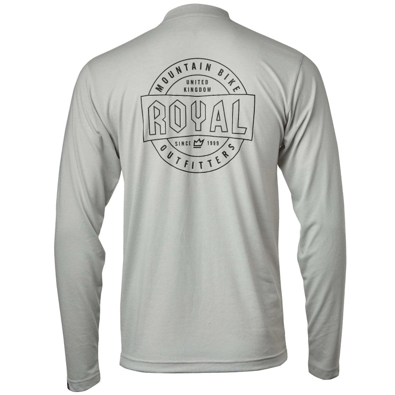 Royal Racing Jersey Core Ls Outfitters Grey Heather - Rideshop