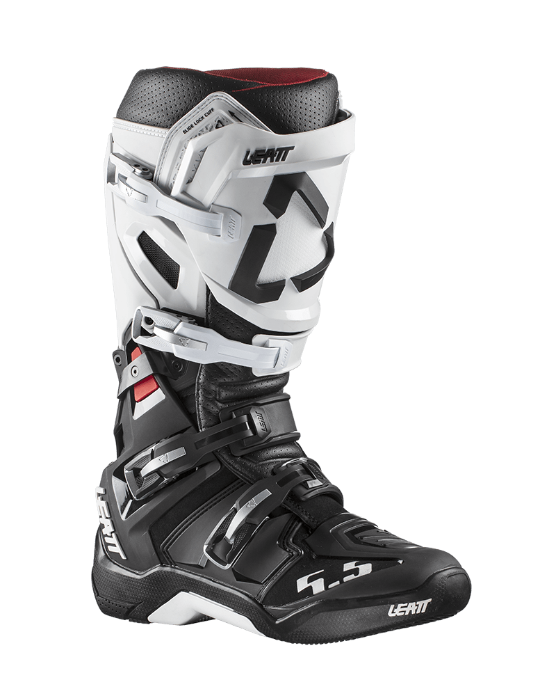 Leatt Botas de MotoGPX 5.5 FlexLock Blanco/Negro - Rideshop