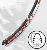 LLANTA WEINMANN 26" XP27 OJETI DISC NEGRA 36H-Rideshop