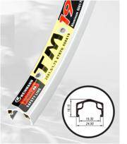 LLANTA WEINMANN 700C" TM19 36H PLATA-Rideshop