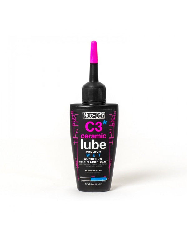 Lubricante Muc-Off C3 Ceramic Wet Lube (Humedo) 50Ml - Rideshop