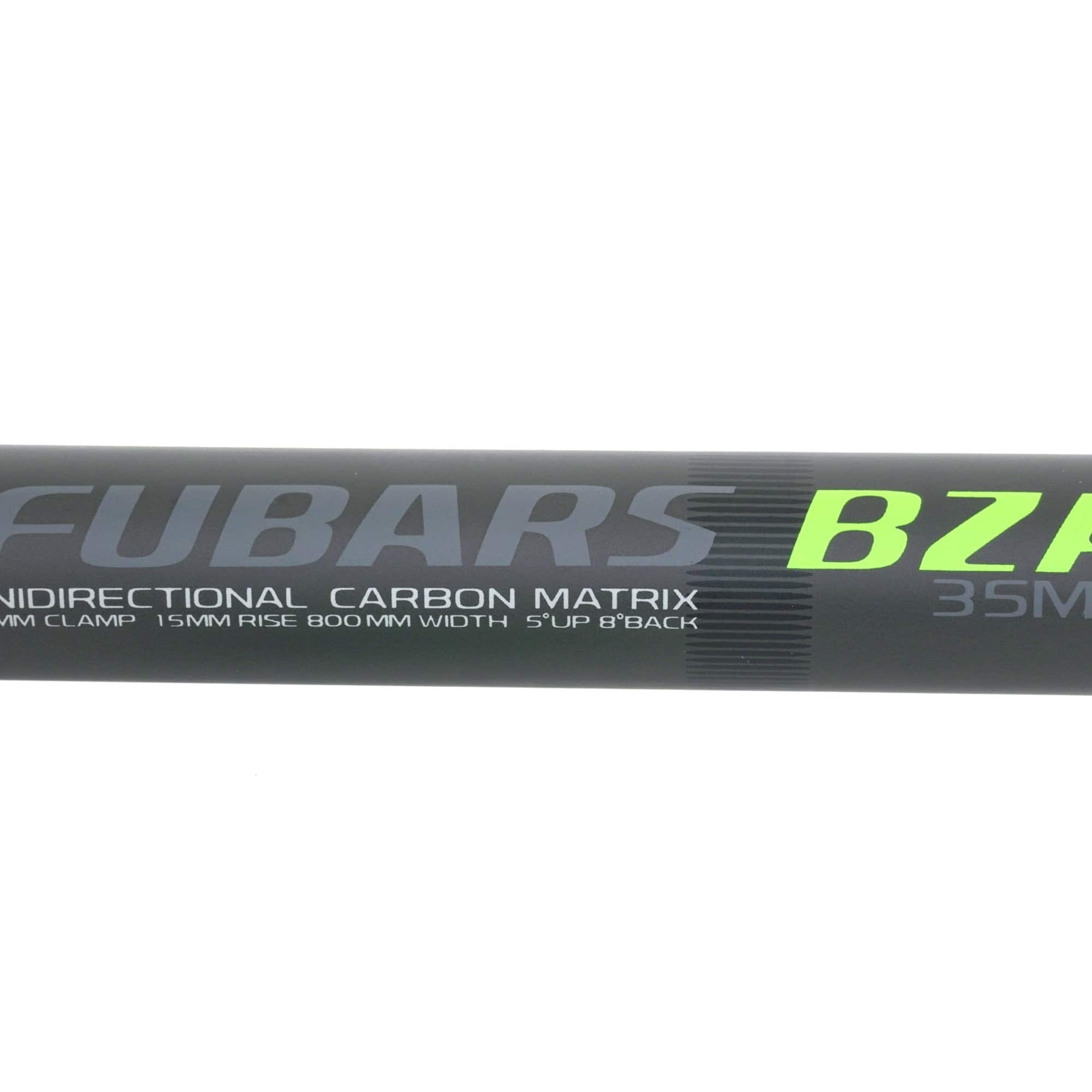Manubrio Bza Carbon 35mmx15º Negr/Verd Chromag - Rideshop