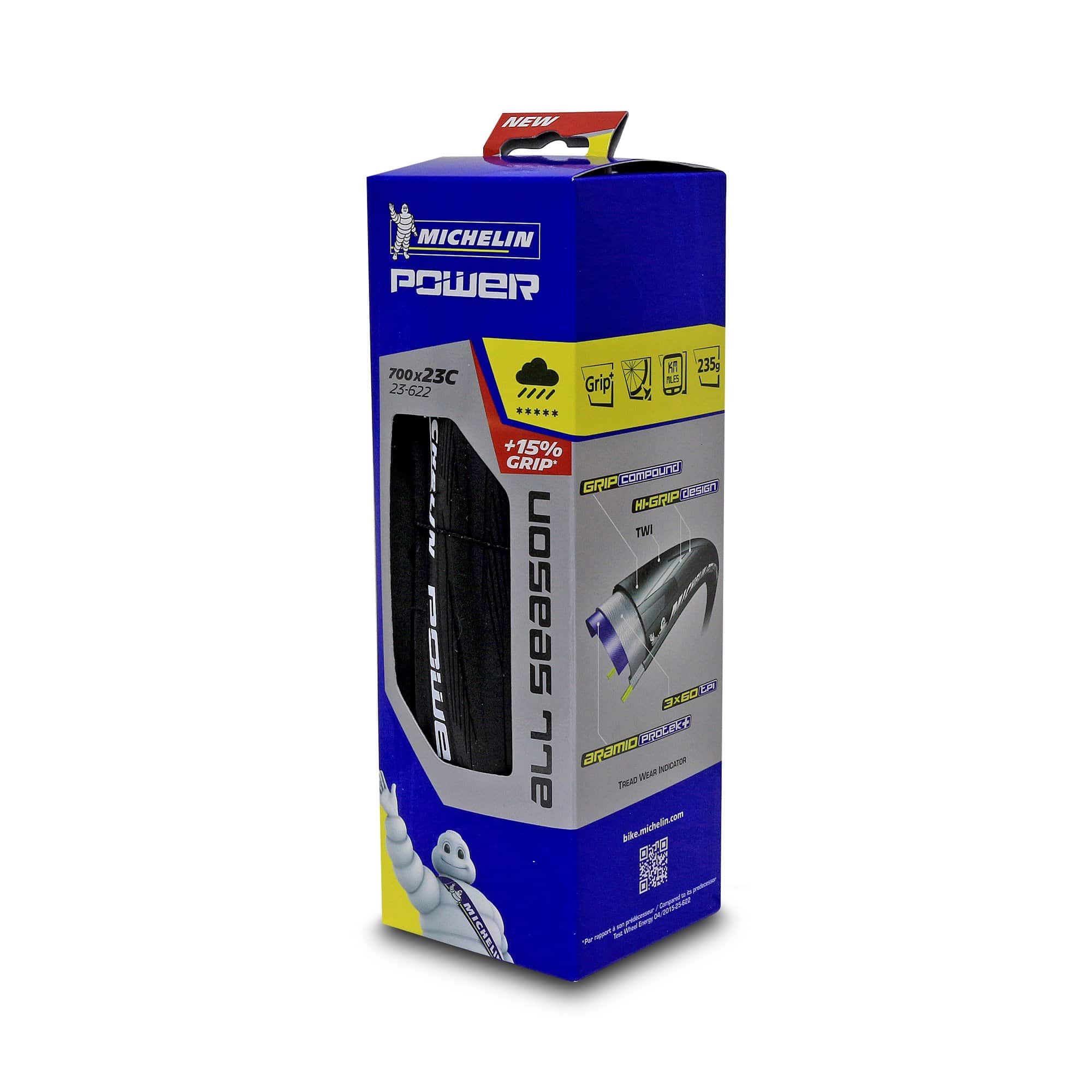 Michelin - Neumatico 700x23c Power All Se Blk Ts - Rideshop