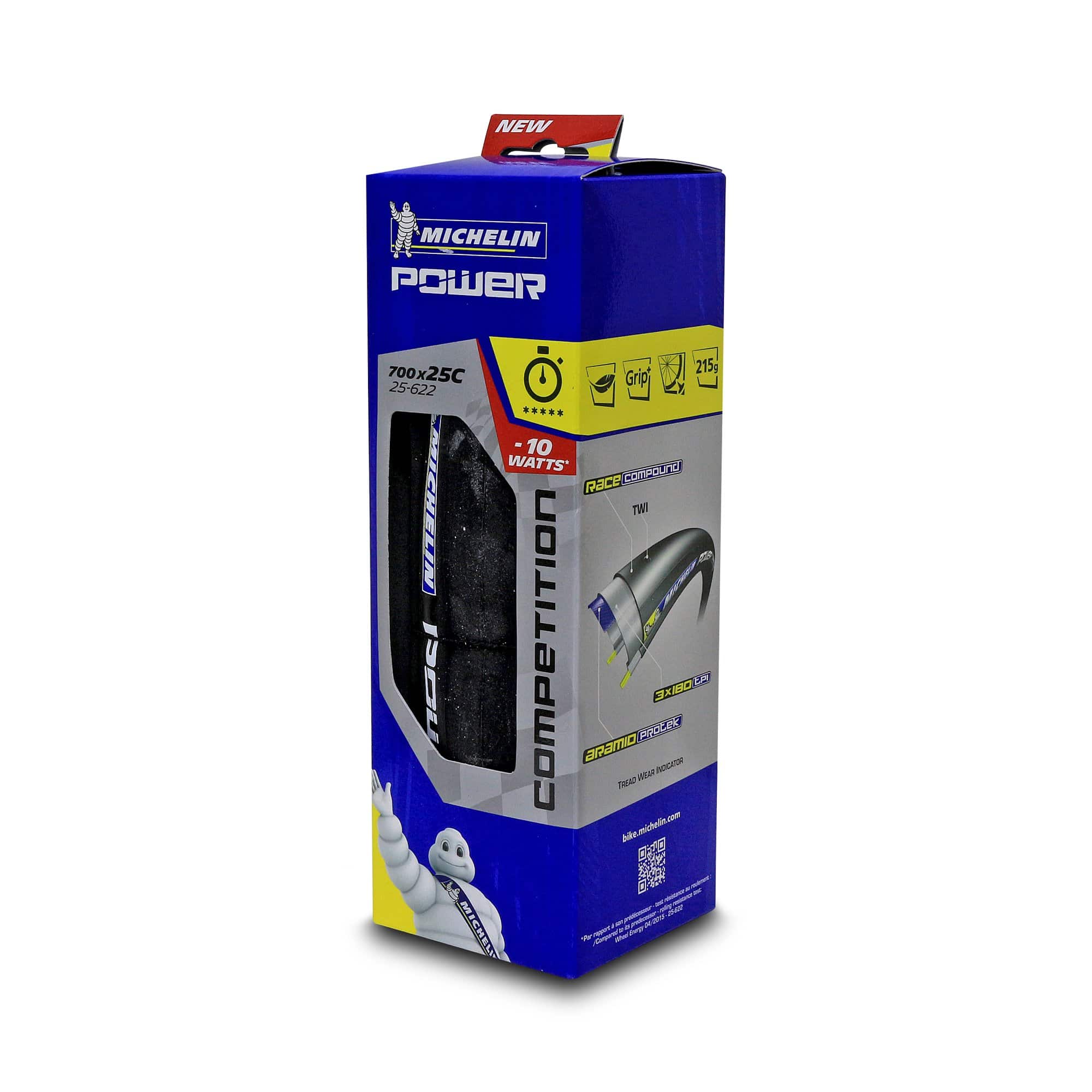 MICHELIN - NEUMÁTICO 700X25C POWER COMP BLK TS - Rideshop