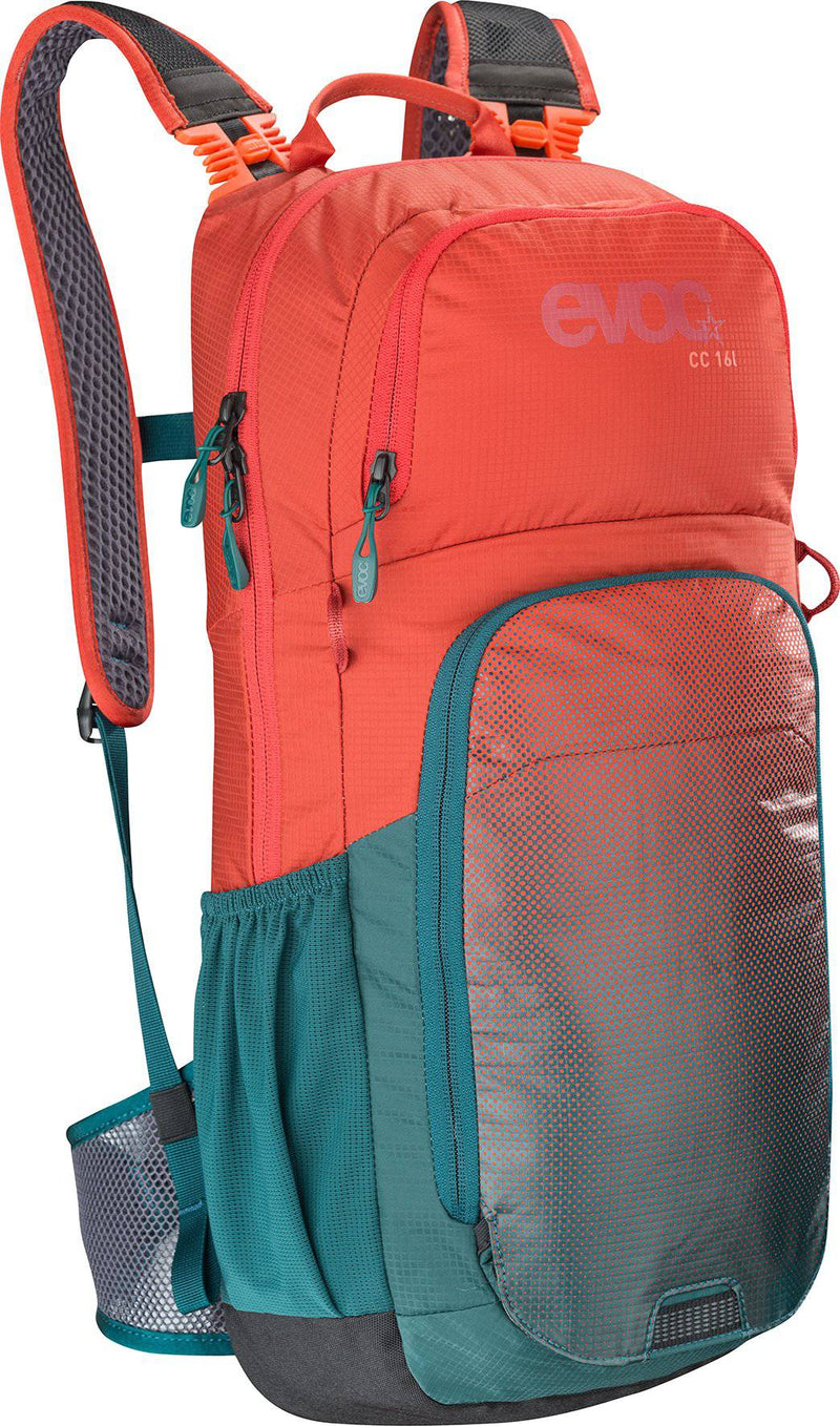 Mochila Cc 16L+2L Bladder Red-Petrol Evoc - Rideshop