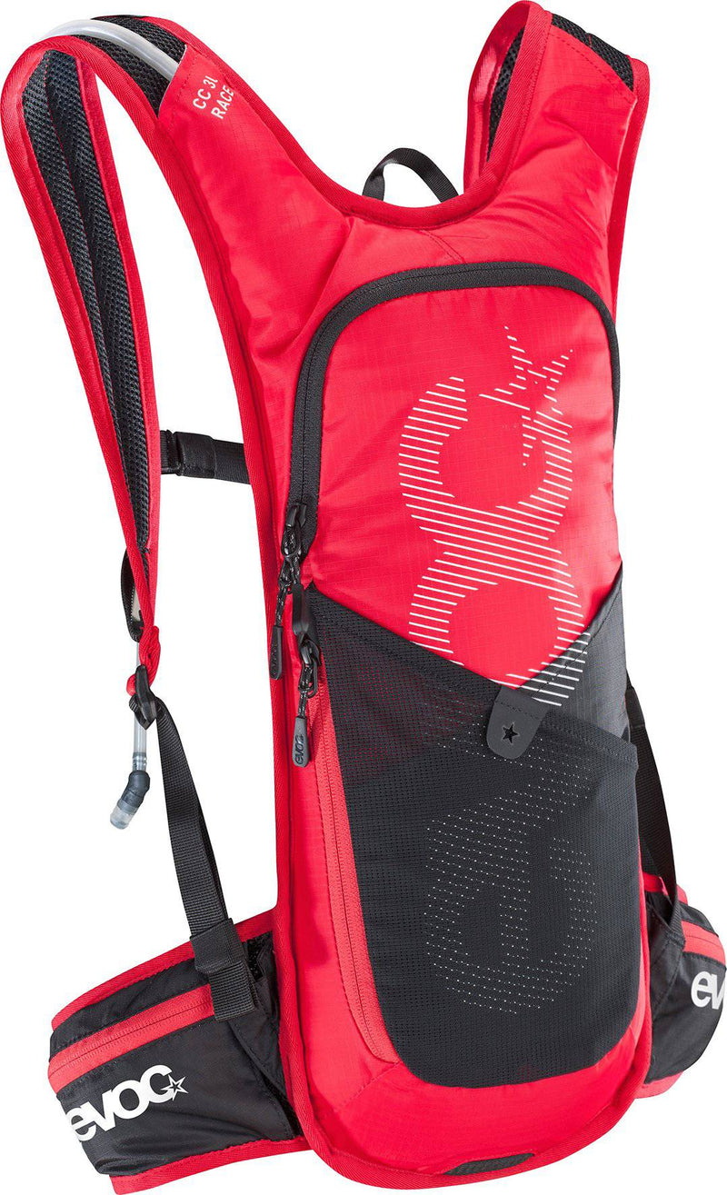 Mochila Cc 3L Race+2L Bladder Red-Bk Evoc - Rideshop