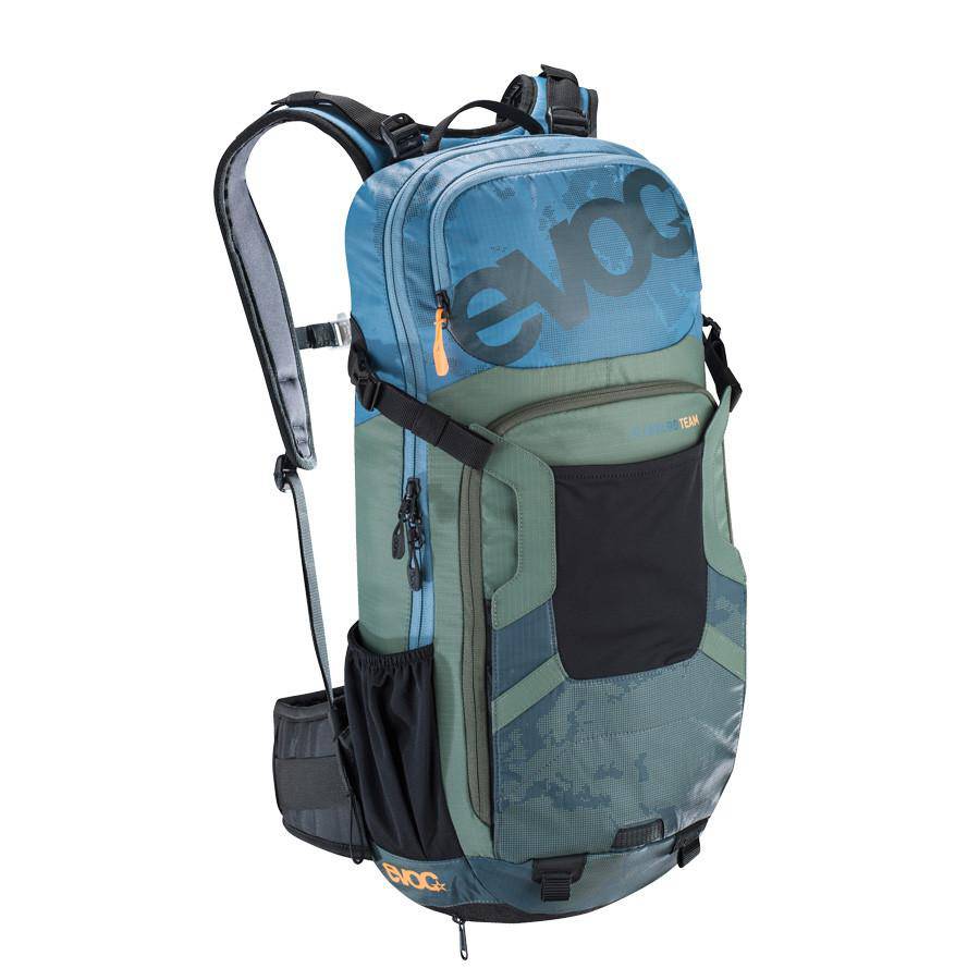 Mochila Fr Enduro Team Blue/Olive Evoc - Rideshop