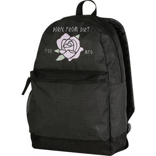 Mochila Lifestyle Mujer Rosey Kick Stand Negro Fox Racing. - Rideshop