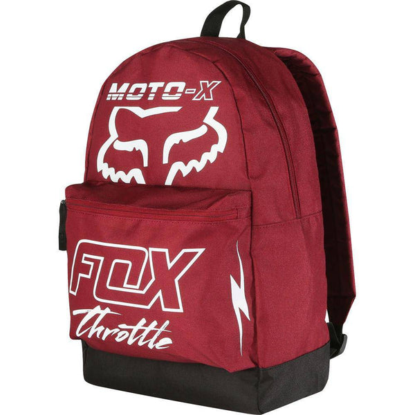 Mochila Lifestyle Thrtle Maniac Kick Stand Rojo Oscuro Fox Racing - Rideshop