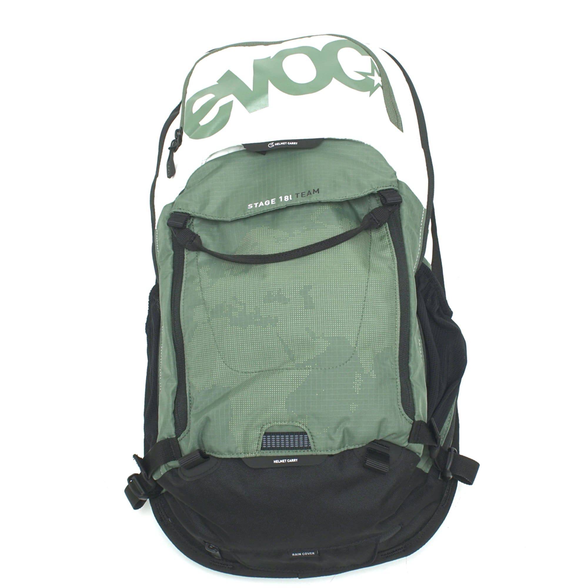 Mochila Stage 18i Team White/Olive Evoc - Rideshop