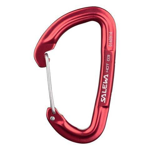 Mosquetón Hot G3 Wire Carabiner Red Salewa - Rideshop