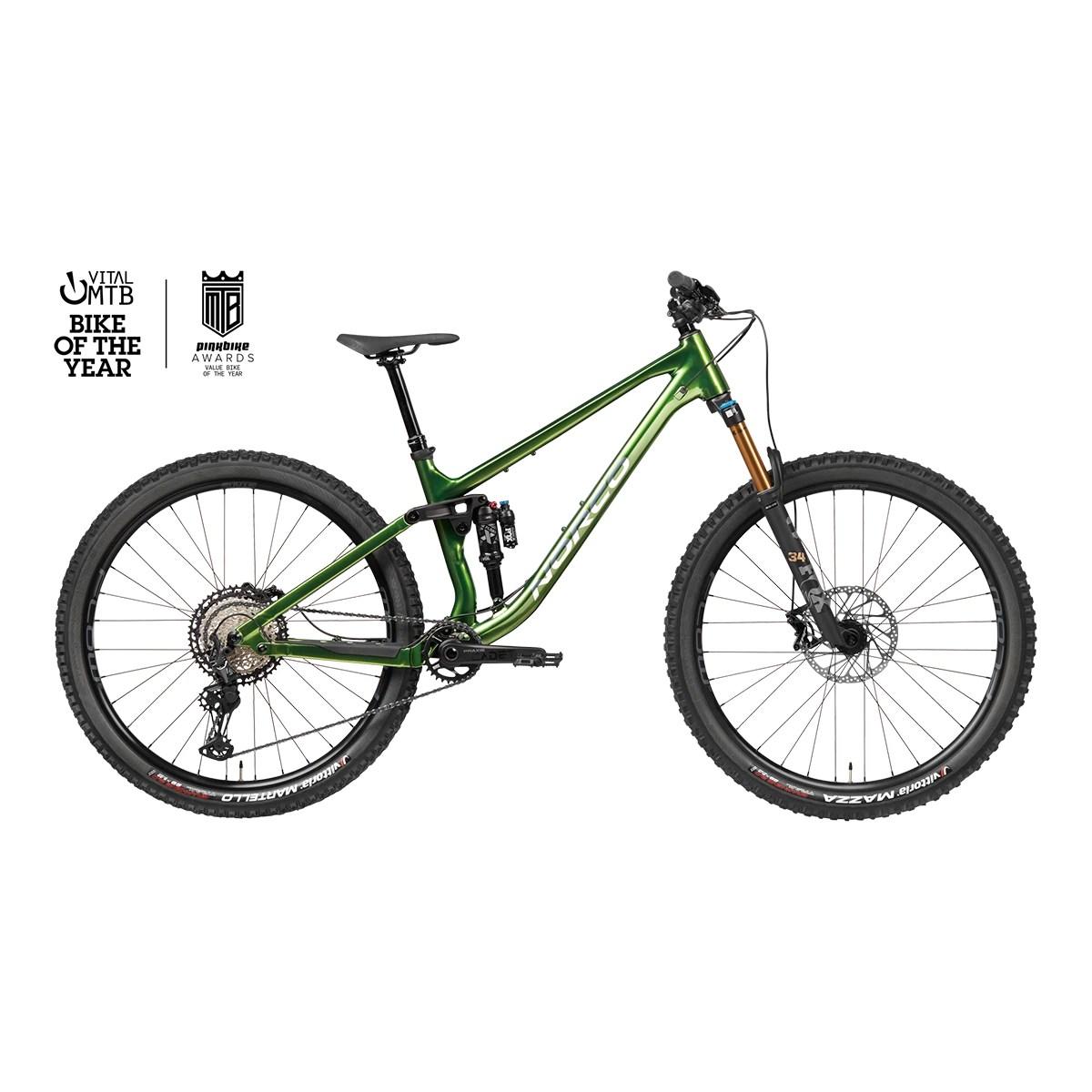 Norco Bicicleta Fluid FS 1 29" Trail Verde/Gris-Rideshop