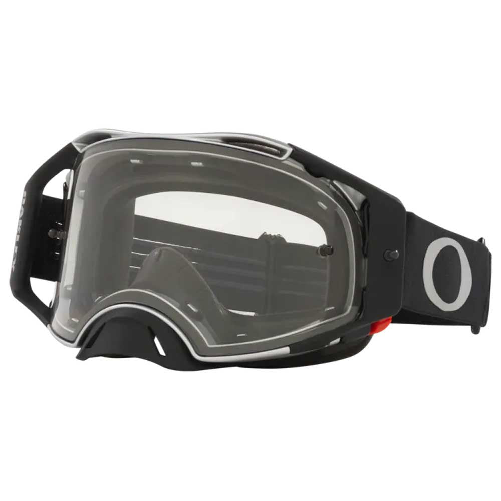 Antiparras de Moto Abmx Tuff Blocks Black Gunmetal W Clear Oakley - Rideshop