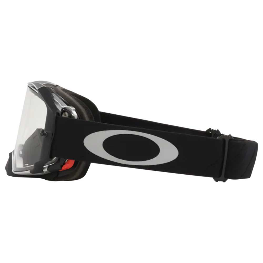 Antiparras de Moto Abmx Tuff Blocks Black Gunmetal W Clear Oakley - Rideshop