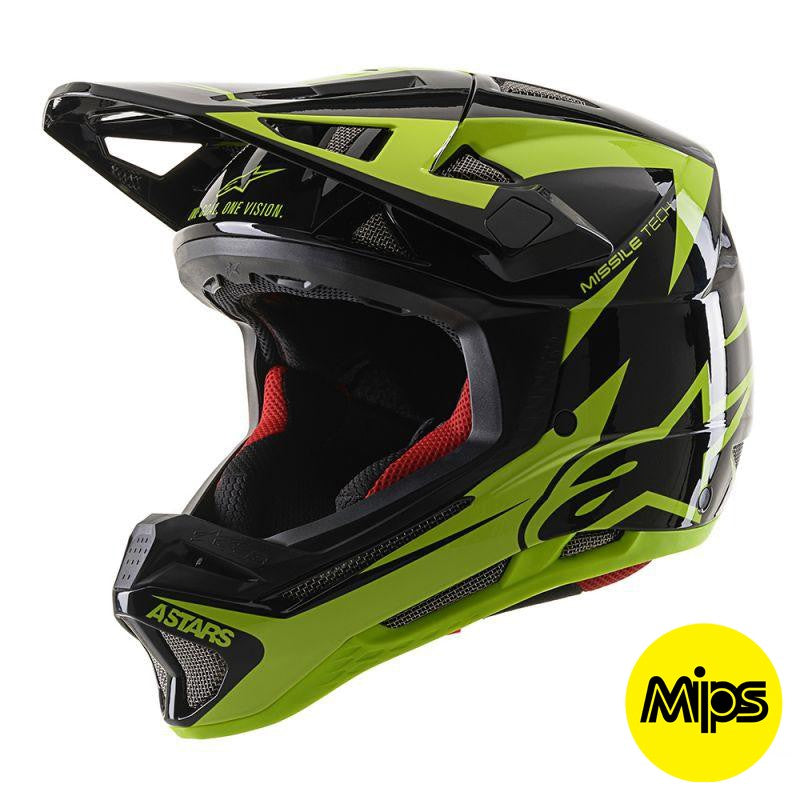 Casco Alpinestars Missile Tech Airlift Mips Amarillo - Rideshop