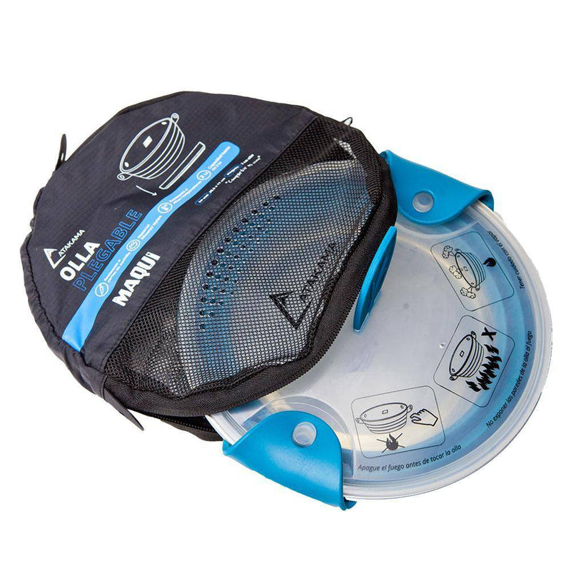 Olla Plegable Maqui Azul 2L - Atakama Outdoor - Rideshop