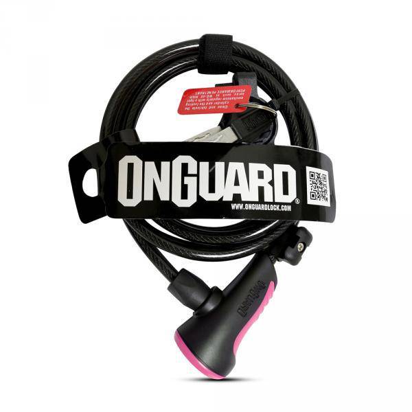 ON GUARD - CANDADO ESPIRAL NS 180X8MM VERDE - Rideshop