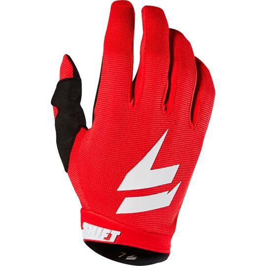 Guantes Moto White Air Glove Rojo Shift - Rideshop