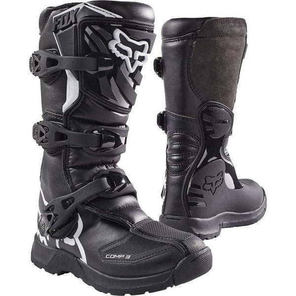 Botas Moto Niño Comp 3Y Negro Fox Racing - Rideshop