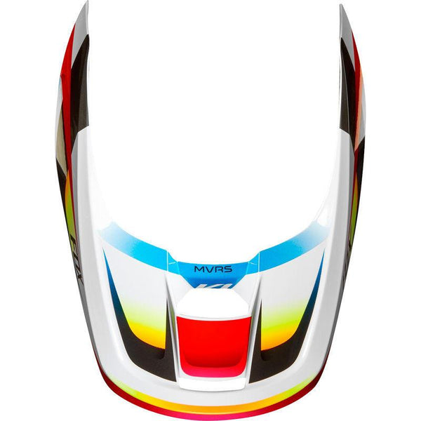 Visera Moto Niño Motif Rojo/Blanco Fox Racing - Rideshop