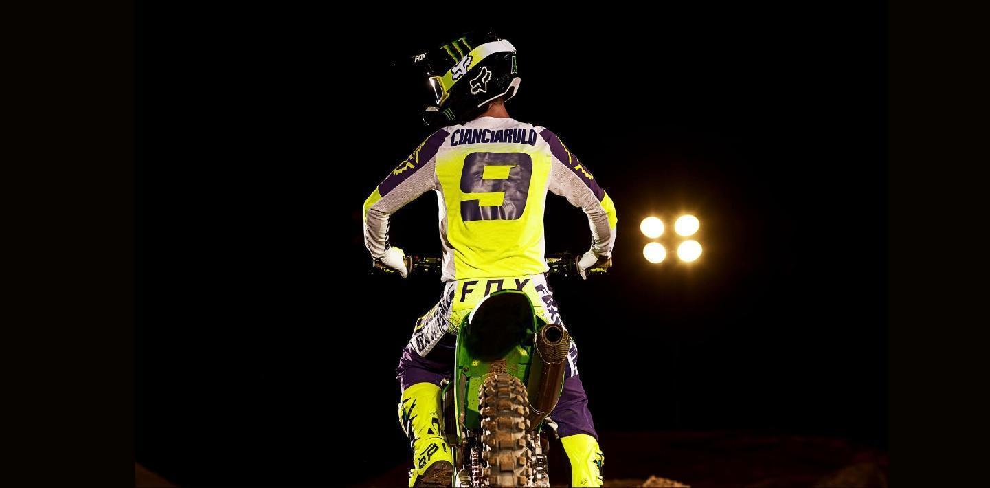 Pantalón Moto Flexair Honr Le Morado/Amarillo Fox Racing - Rideshop