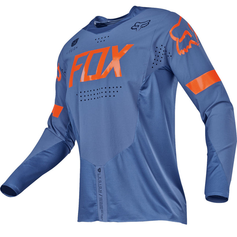 Polera Moto Legion Azul Matte Fox Racing - Rideshop