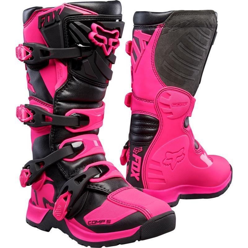 Botas Moto Niña Comp 5Y Rosado Fox Racing - Rideshop